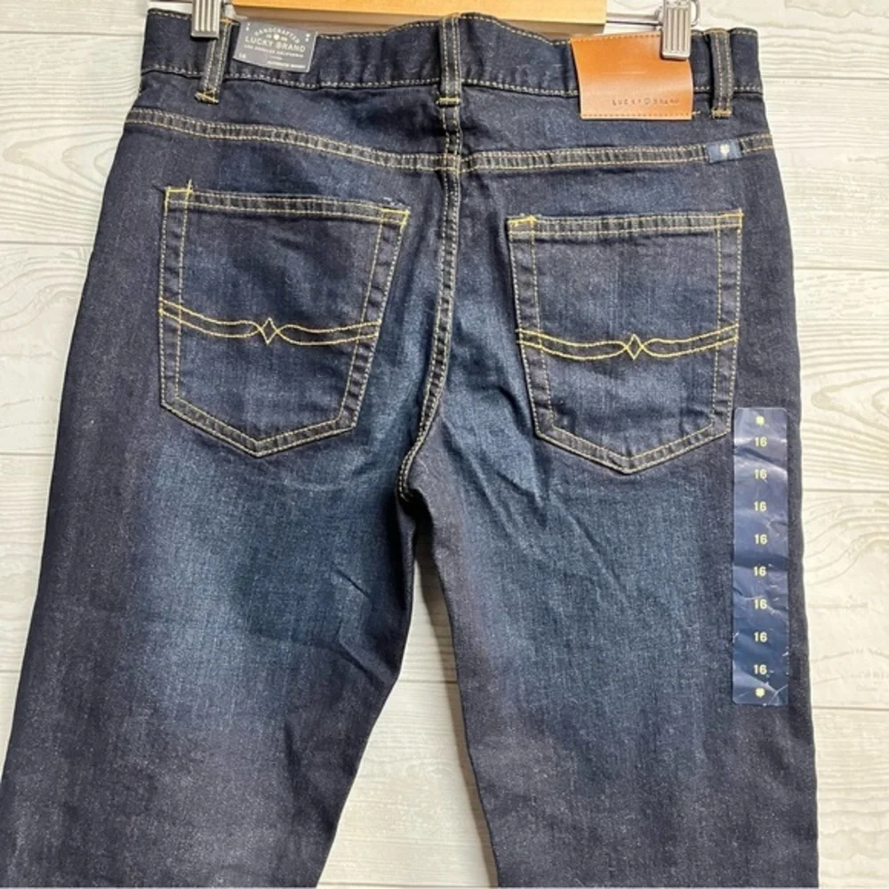 Lucky Brand Boys Denim 12 Regular‎ Dark Wash Jeans New With Tags